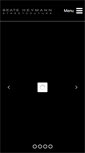 Mobile Screenshot of beate-heymann.de